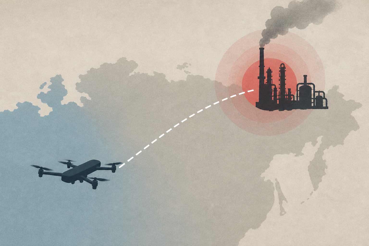 Ukrainian Drones Flew All the Way to Siberia to Hit Key Oil Refinery