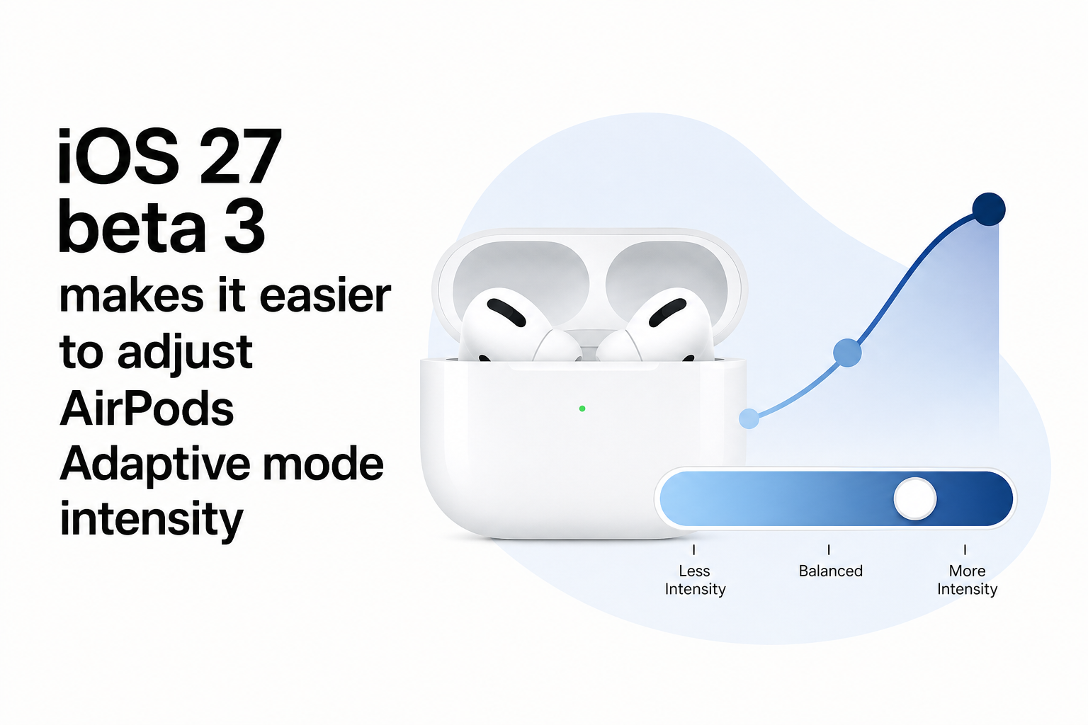 iOS 27 beta 3 makes it easier to adjust AirPods Adaptive mode intensity