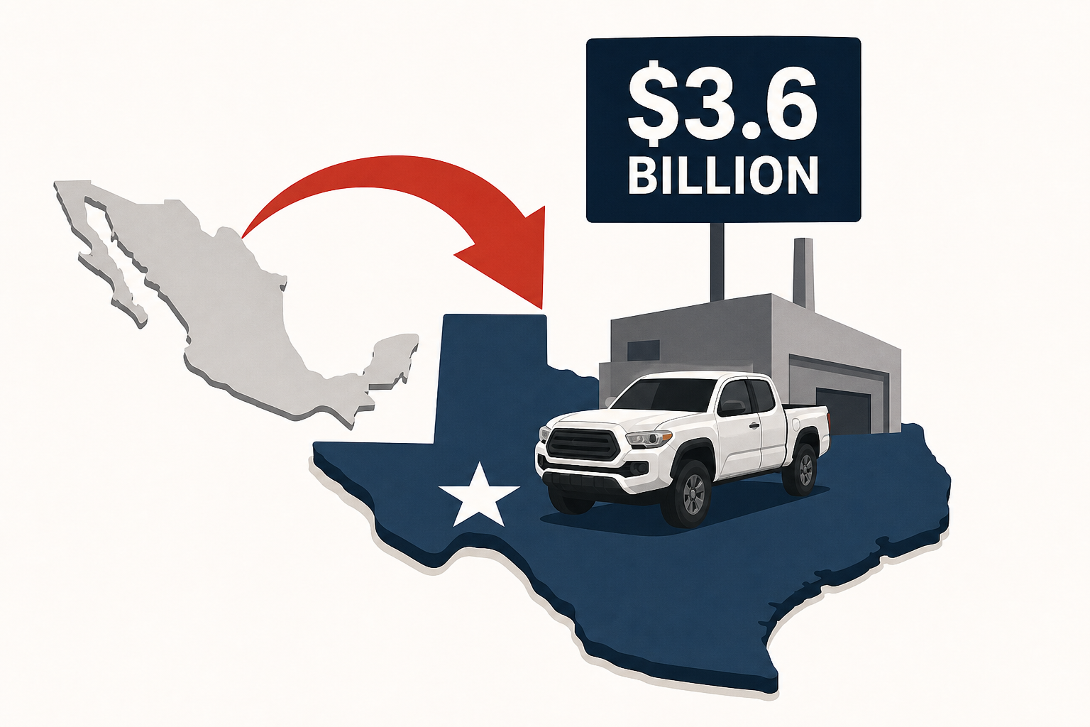 Toyota investing $3.6 billion in Texas plant, moving most Tacoma pickup production from Mexico