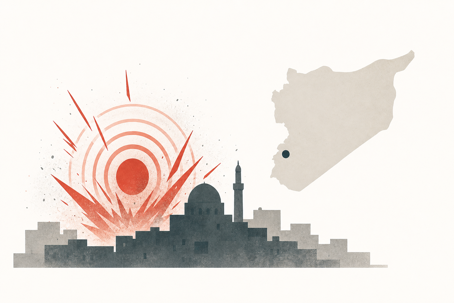 Explosions rock Damascus as French President Macron visits Syria : NPR