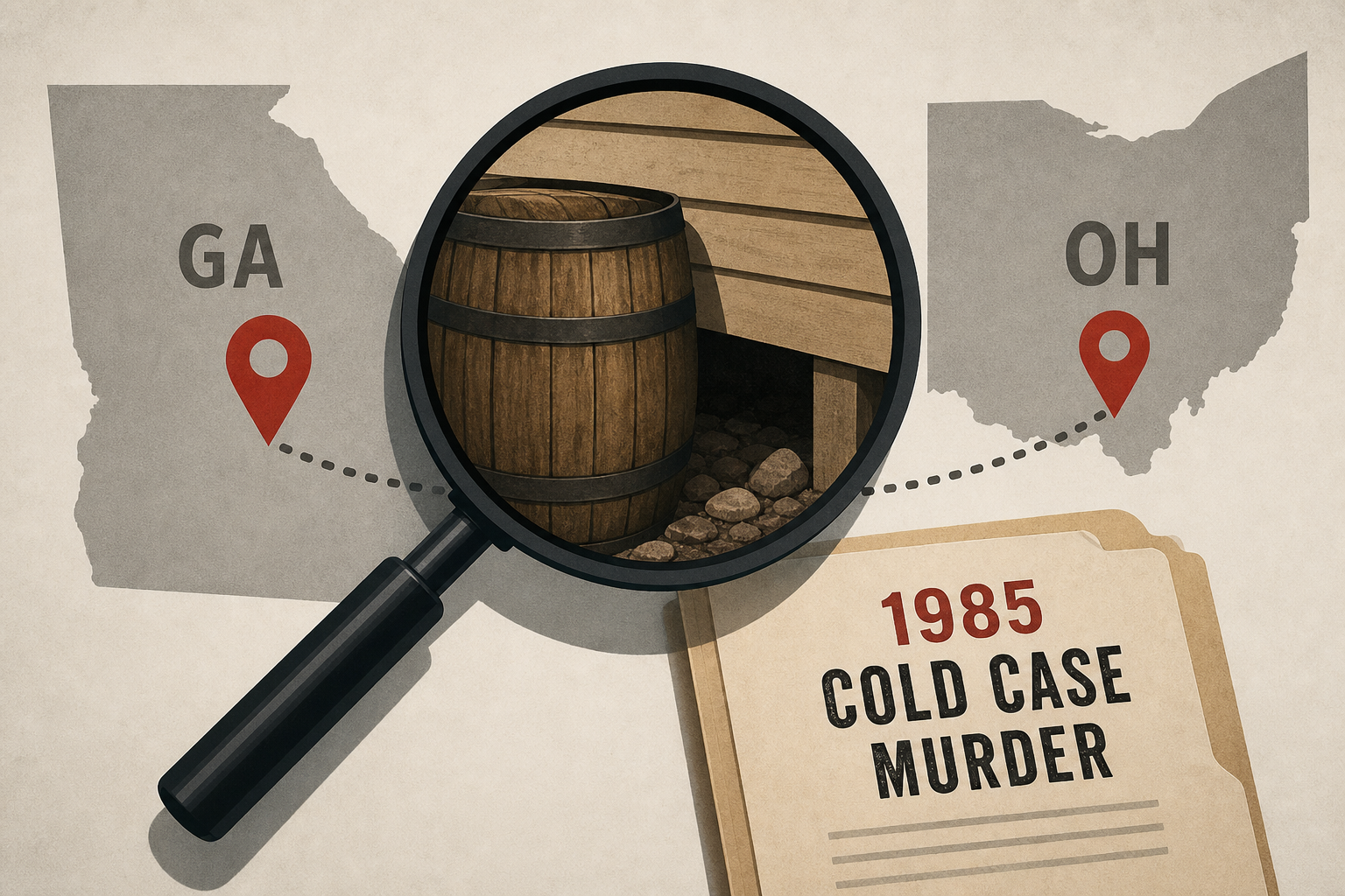 Evidence found behind Cracker Barrel in Georgia helps solve 1985 cold case murder in Ohio