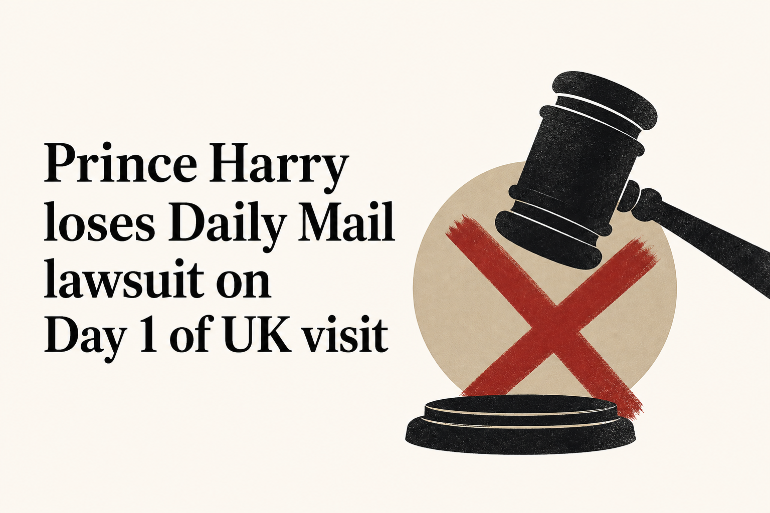 Prince Harry loses Daily Mail lawsuit on Day 1 of UK visit