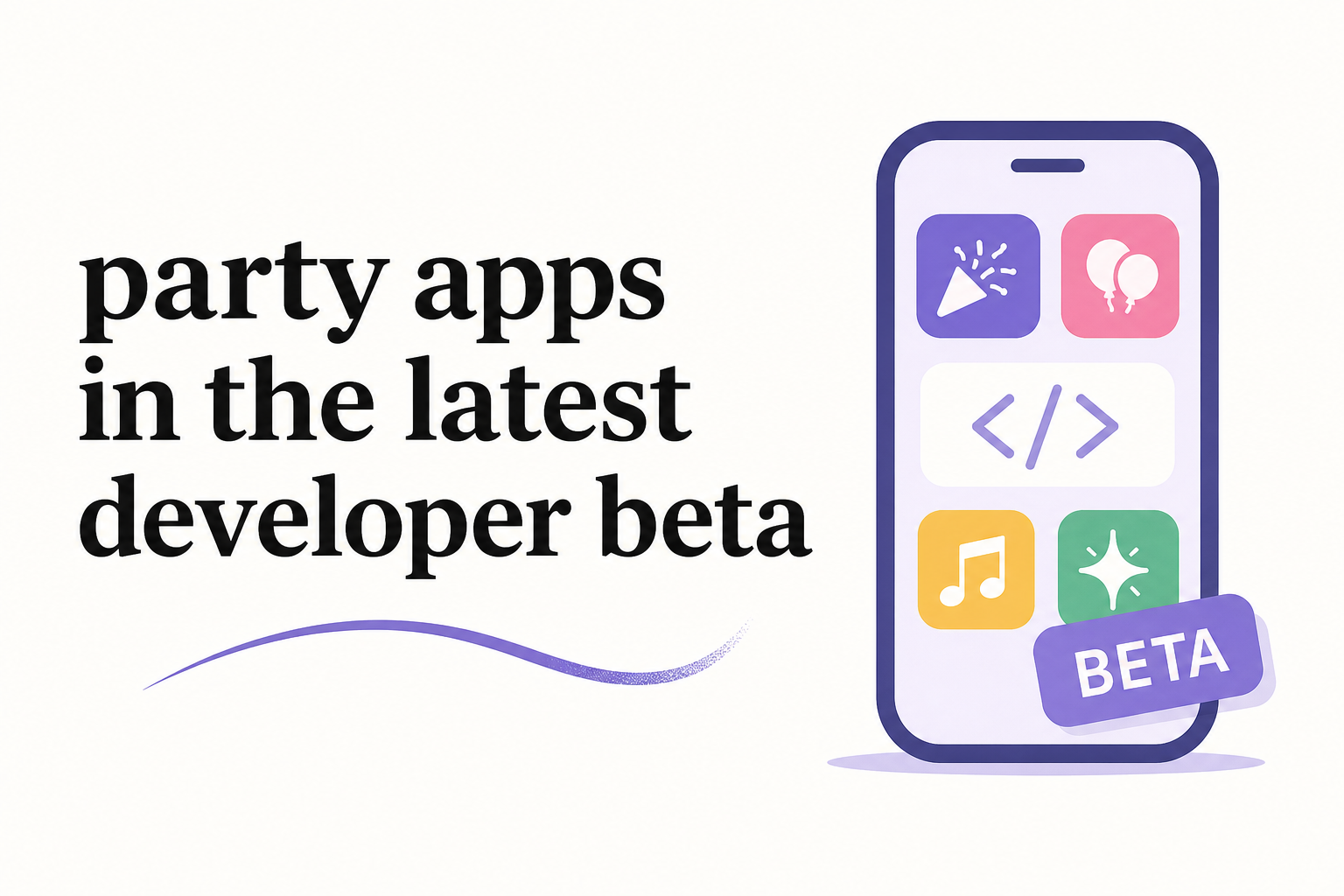 party apps in the latest developer beta