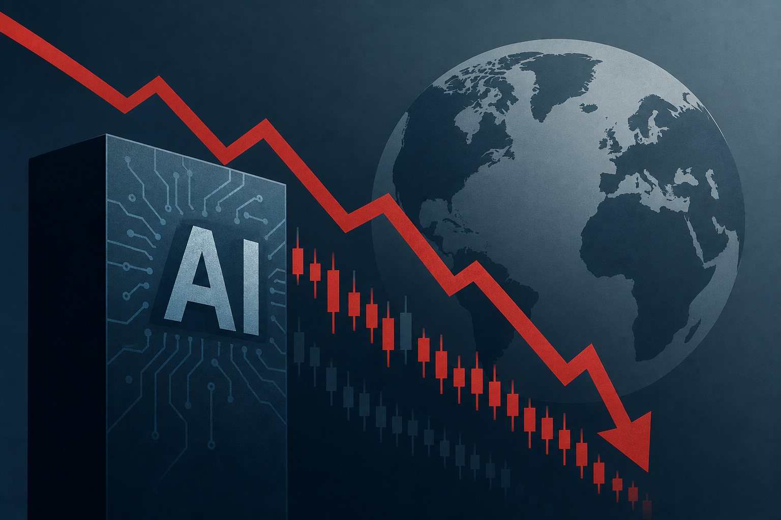 AI stocks resume their drops and drag markets lower worldwide