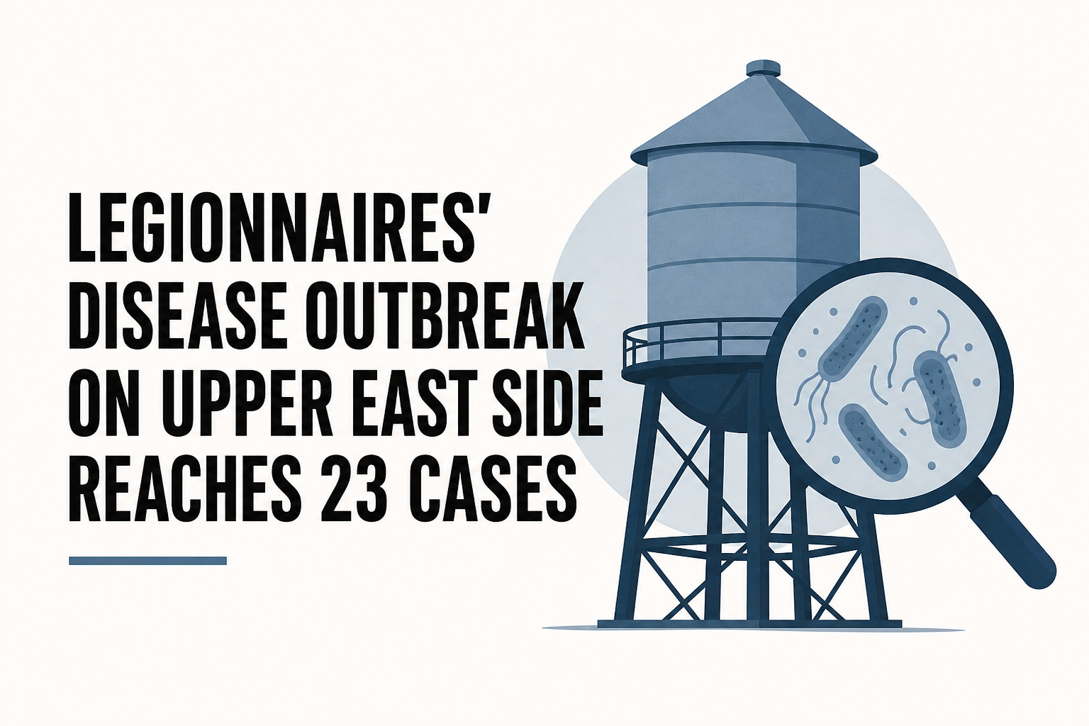 Legionnaires' disease outbreak on Upper East Side reaches 23 cases