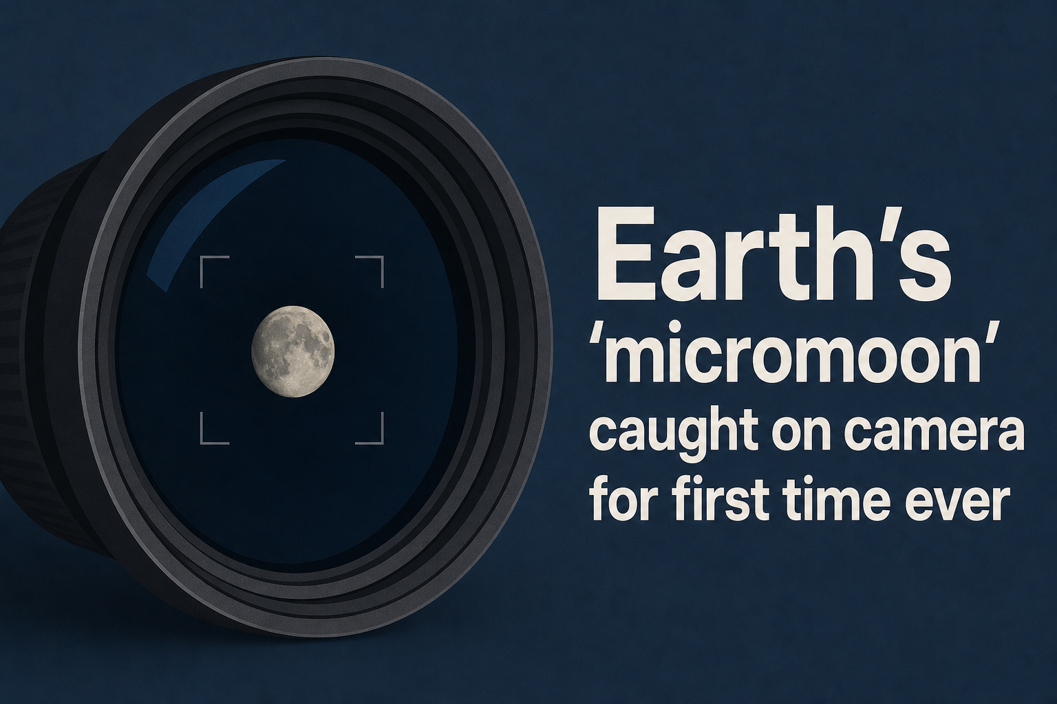 Earth's 'micromoon' caught on camera for first time ever