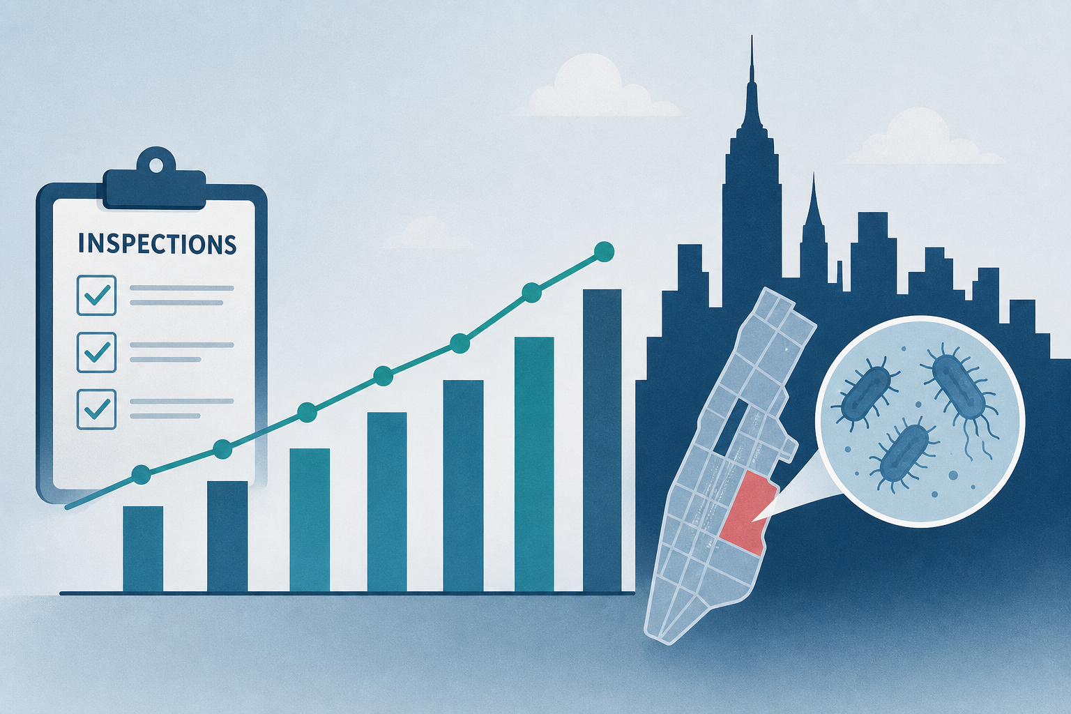 NYC Legionella inspections rose only gradually before latest Legionnaires' cluster in Manhattan