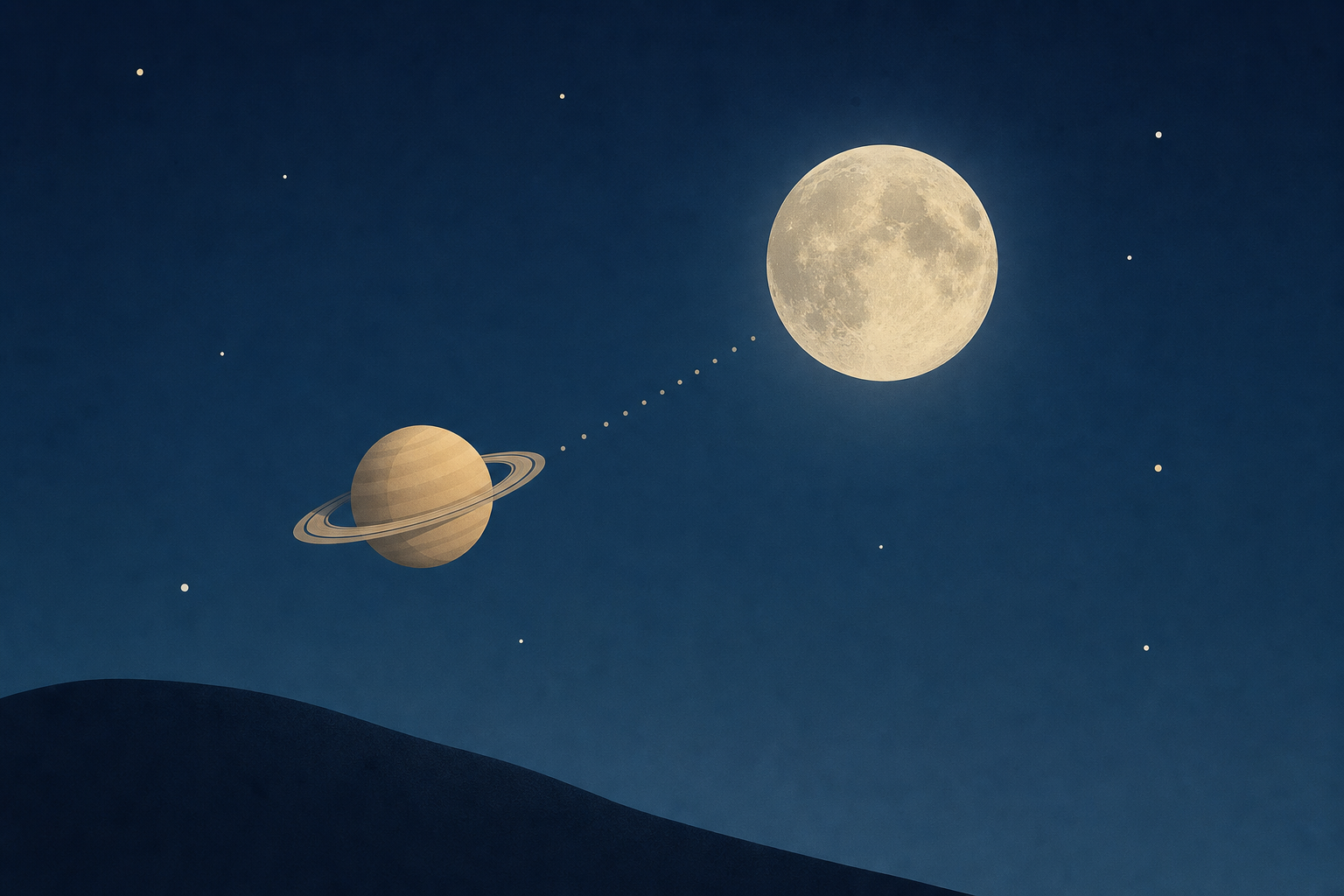 Moon and Saturn conjunction to be visible to the naked eye on Tuesday