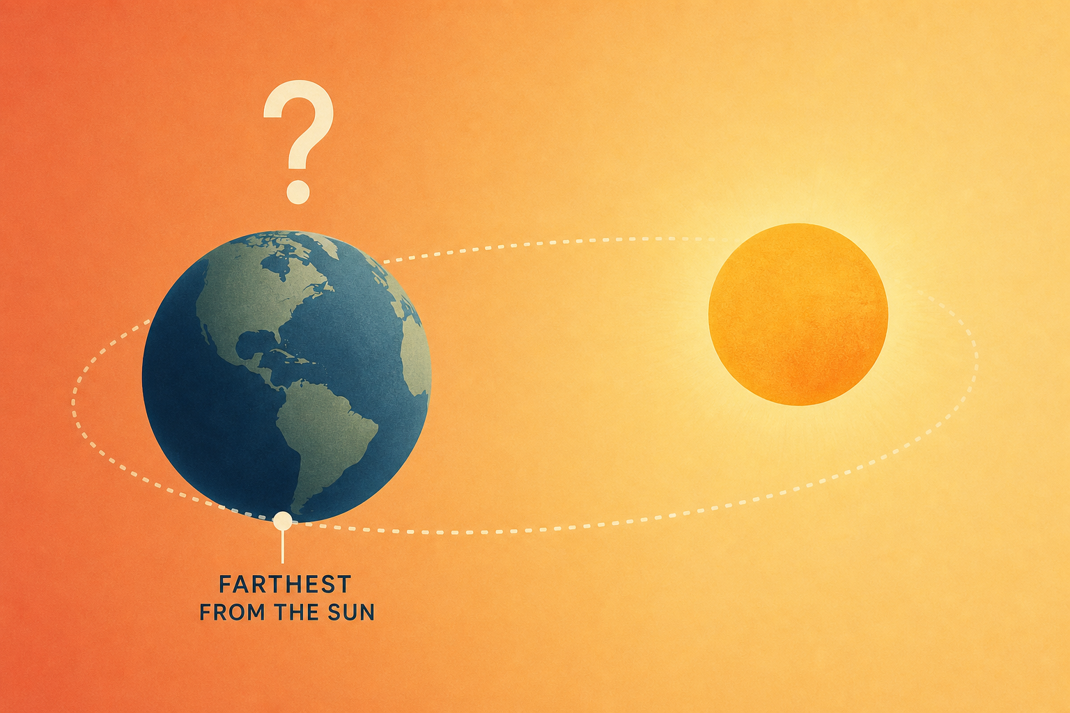 Ask the Meteorologist: How can we be so hot when we're farthest from the sun in our orbit?