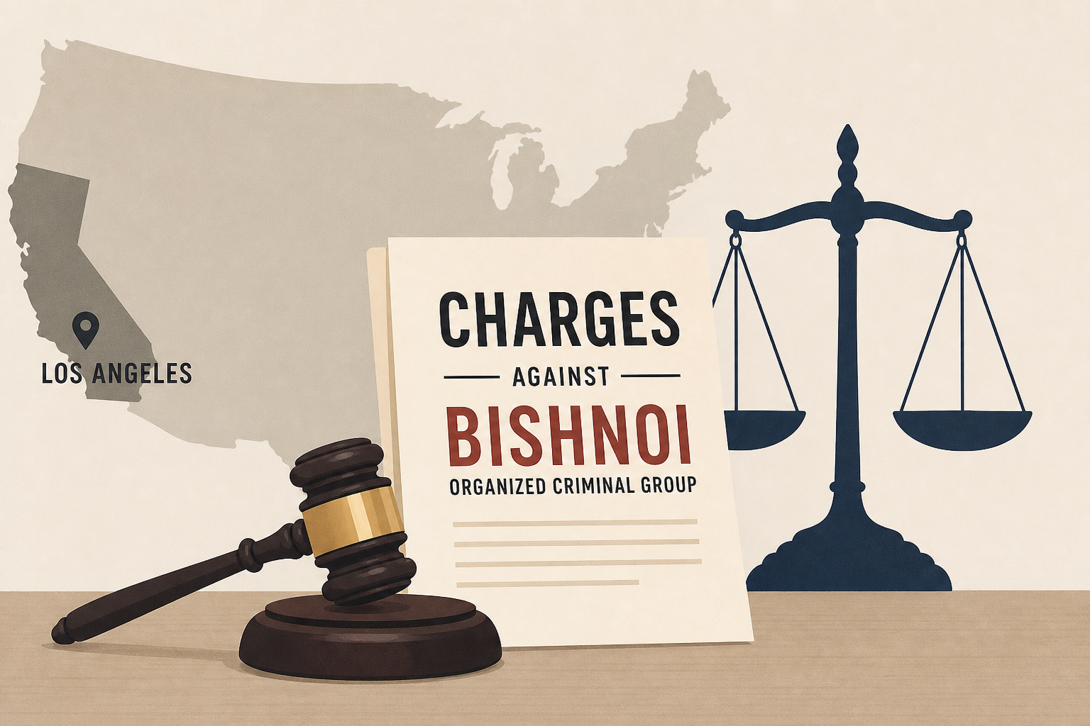 Federal prosecutors in Los Angeles announce charges against Indian organized criminal group "Bishnoi"