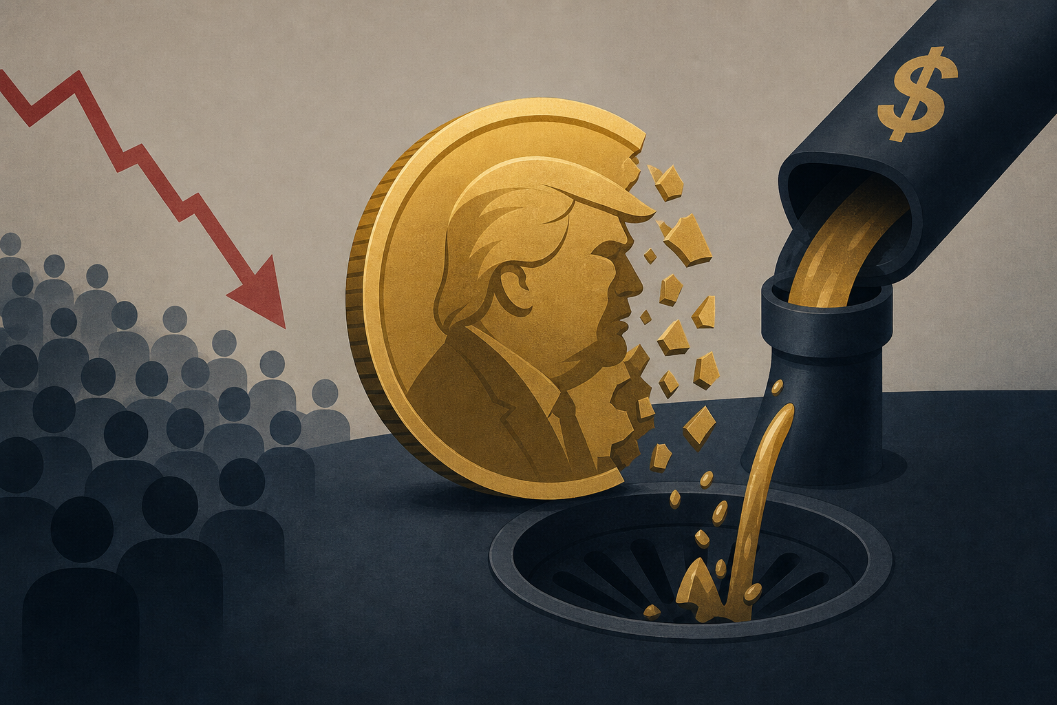 Nearly 1 million investors in Trump's memecoin lost a collective $3.8 billion as he cashed in