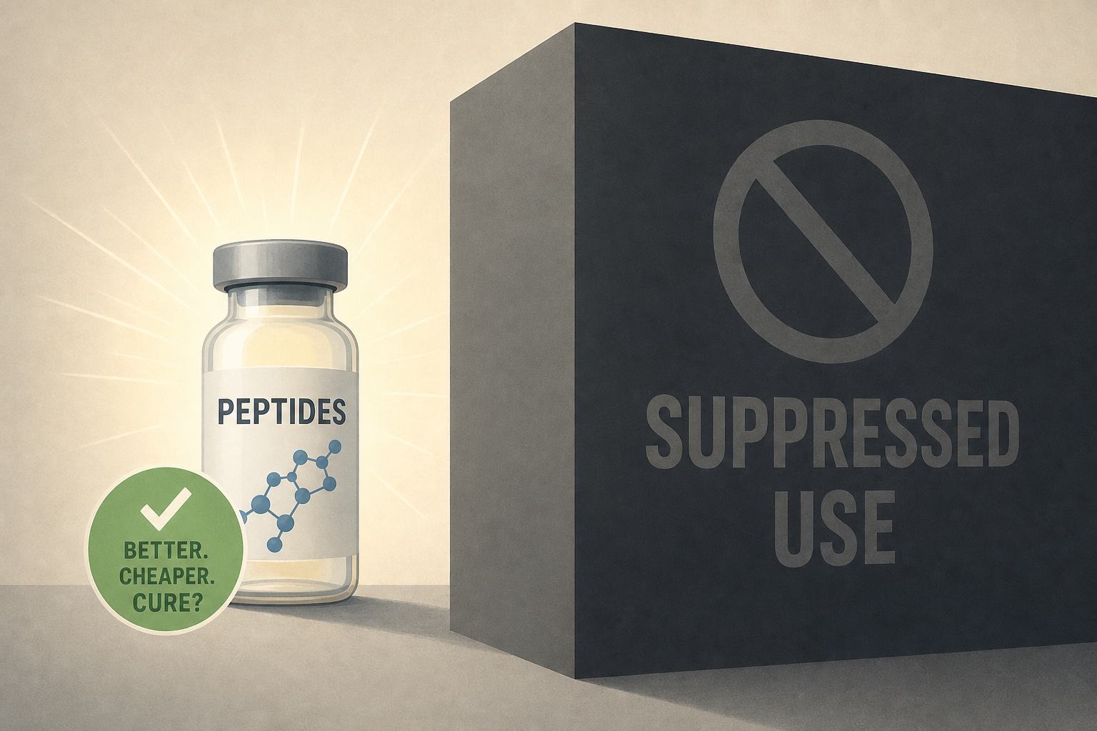 Dear Doctor: Are drug companies suppressing peptide use because it’s a better, cheaper cure?