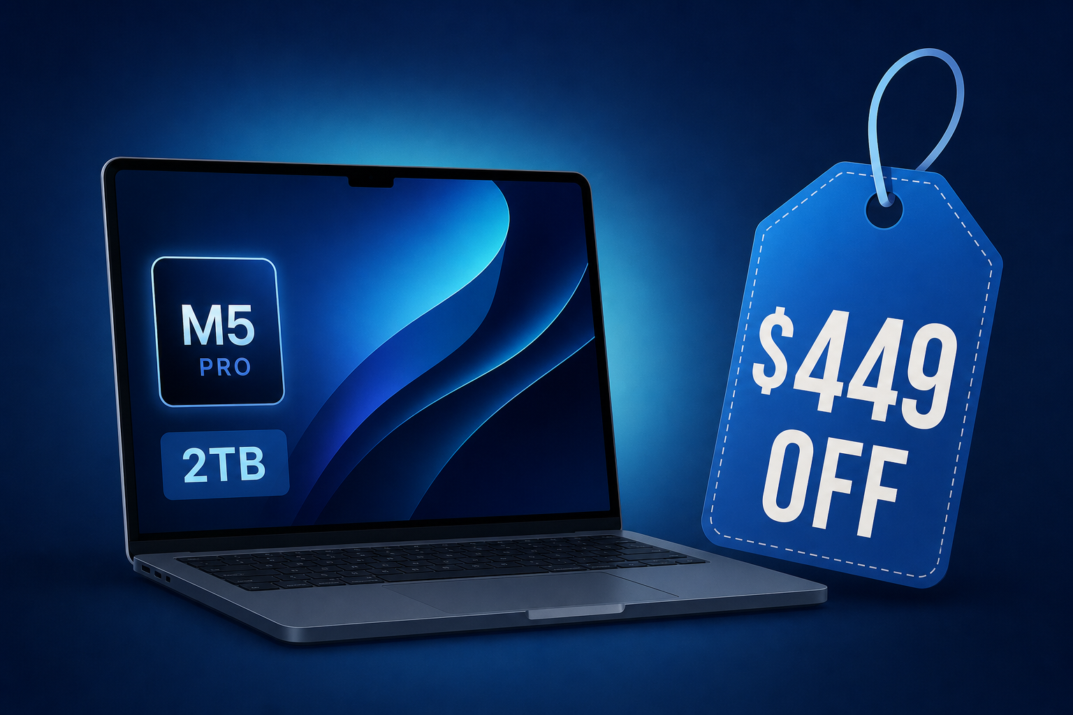 This 2TB M5 Pro MacBook Pro is $449 off the new list price right now at Amazon
