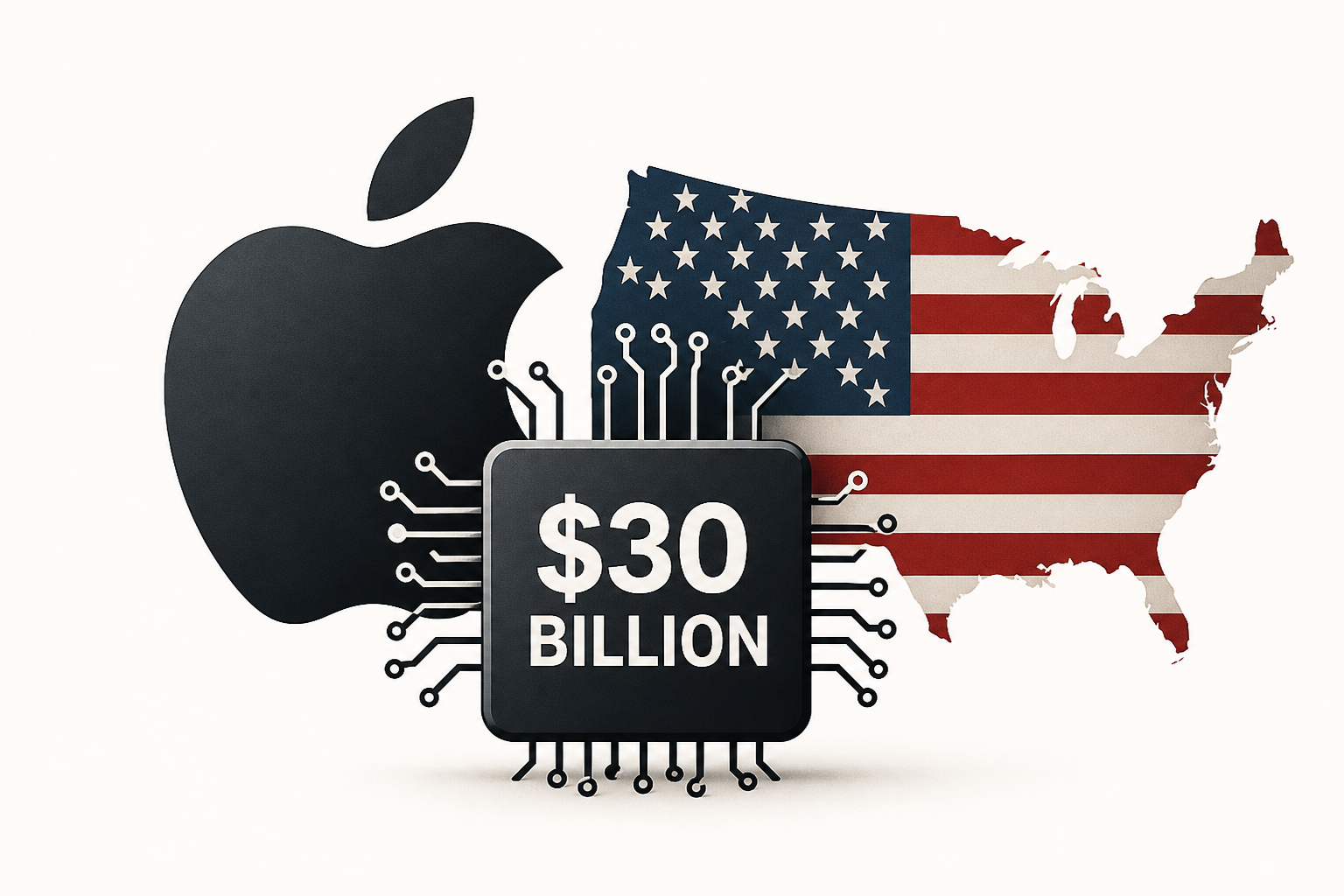 Apple to invest $30 billion in US chip manufacturing