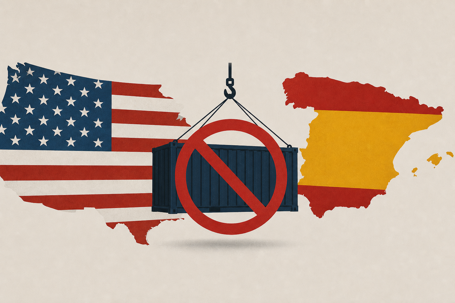 Trump attacks Spain calling it a 'wasted cause' and orders trade to stop