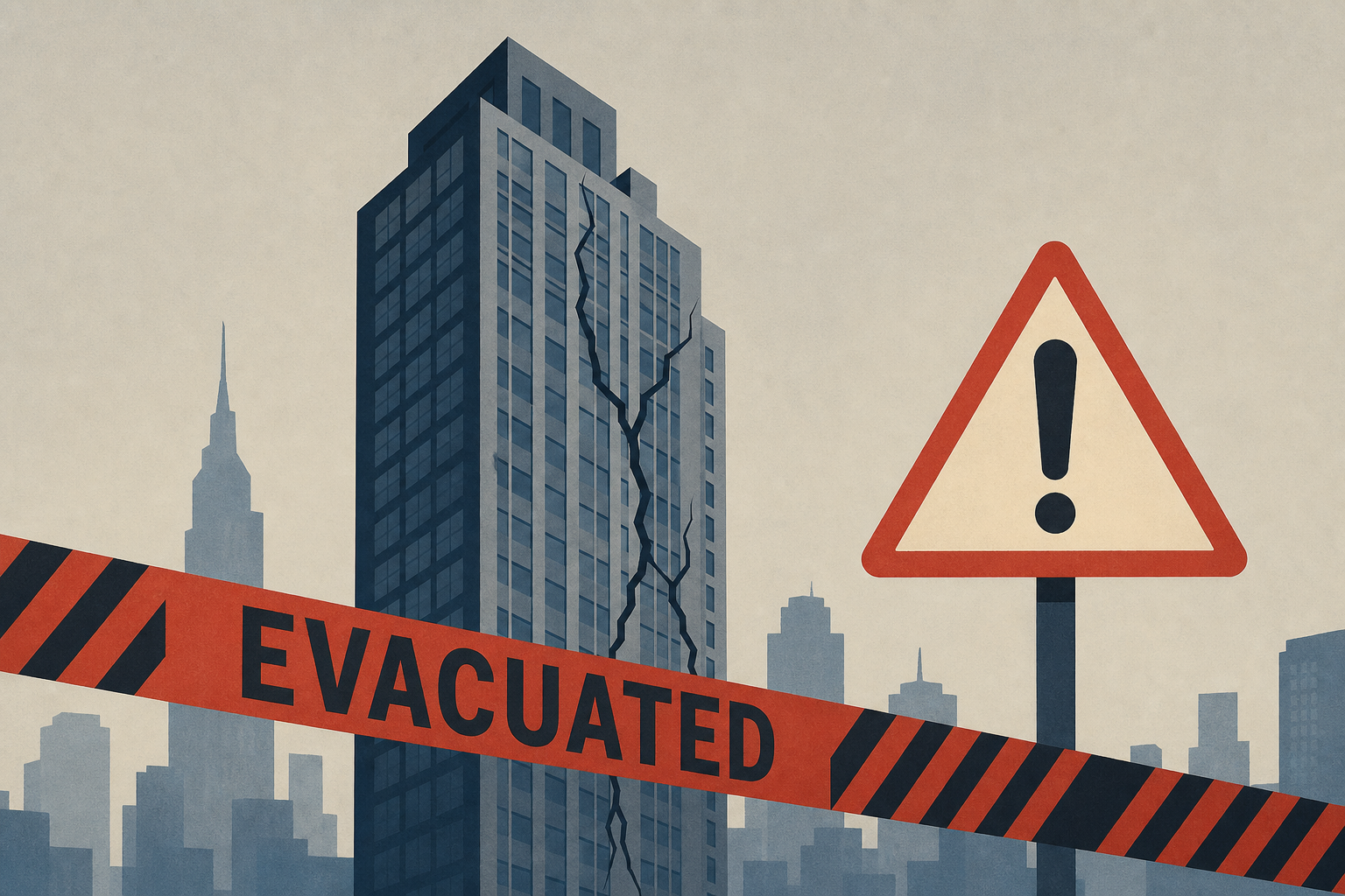 New York City high-rise building evacuated over fears of collapse