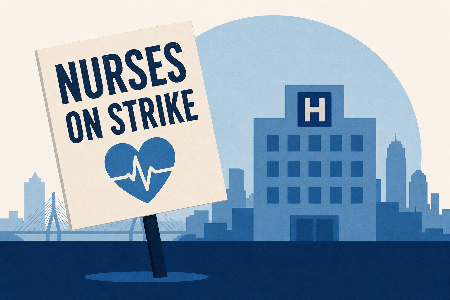 Brigham and Women's Hospital nurses strike in Boston now largest walkout for nurses in Massachusetts history