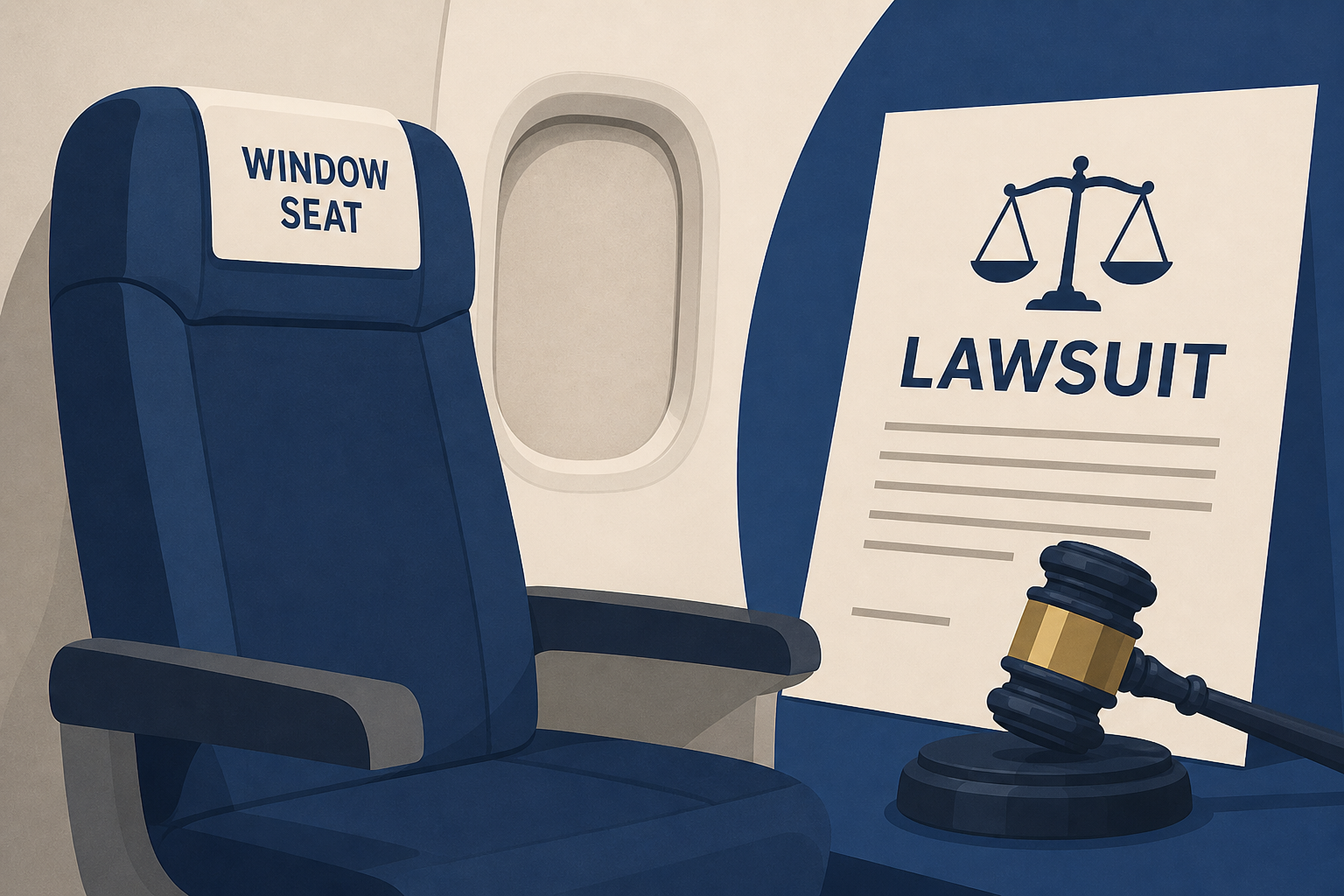 United Airlines to face lawsuit over ‘window seats’ that don’t have windows