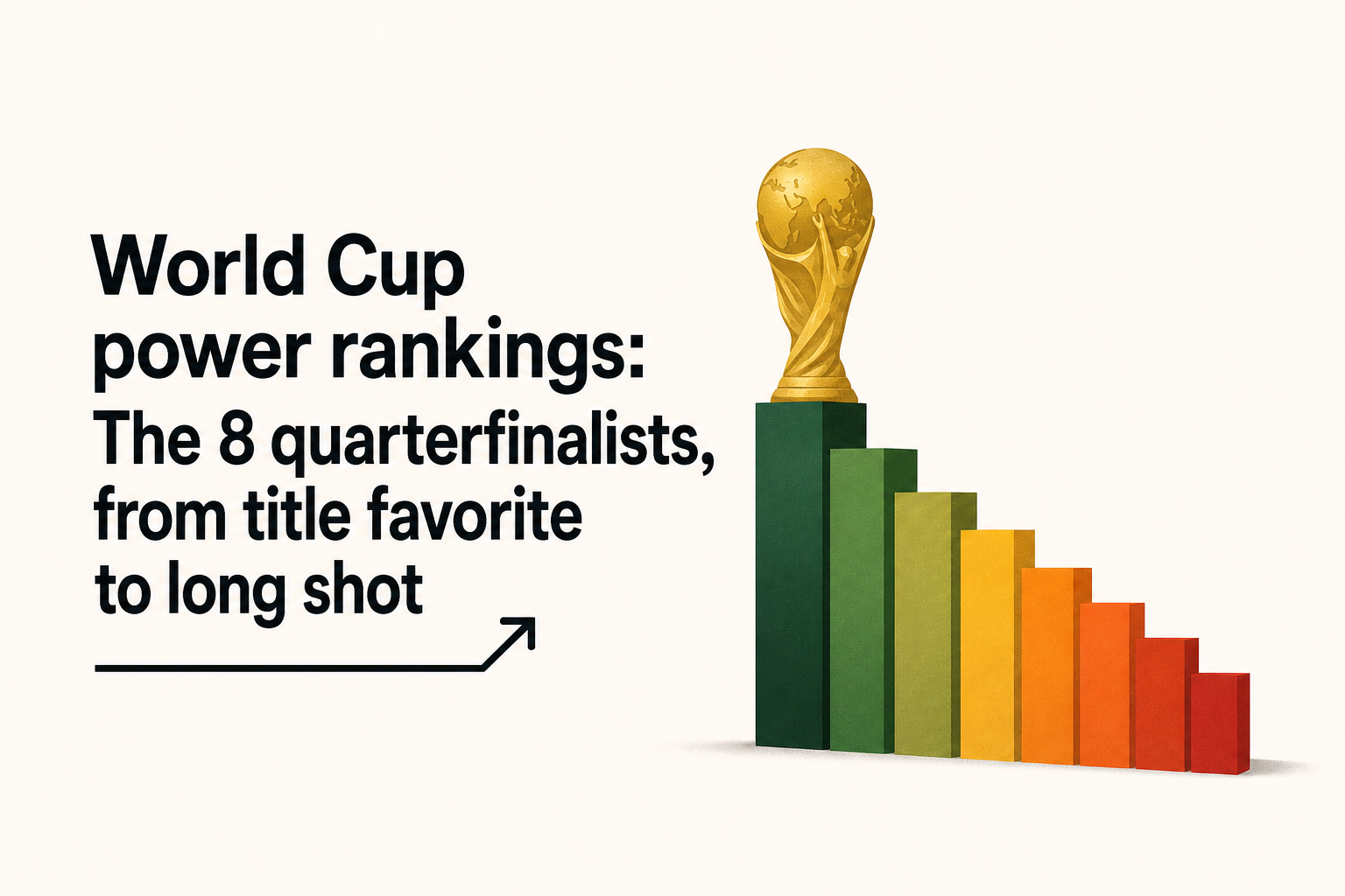 World Cup power rankings: The 8 quarterfinalists, from title favorite to long shot