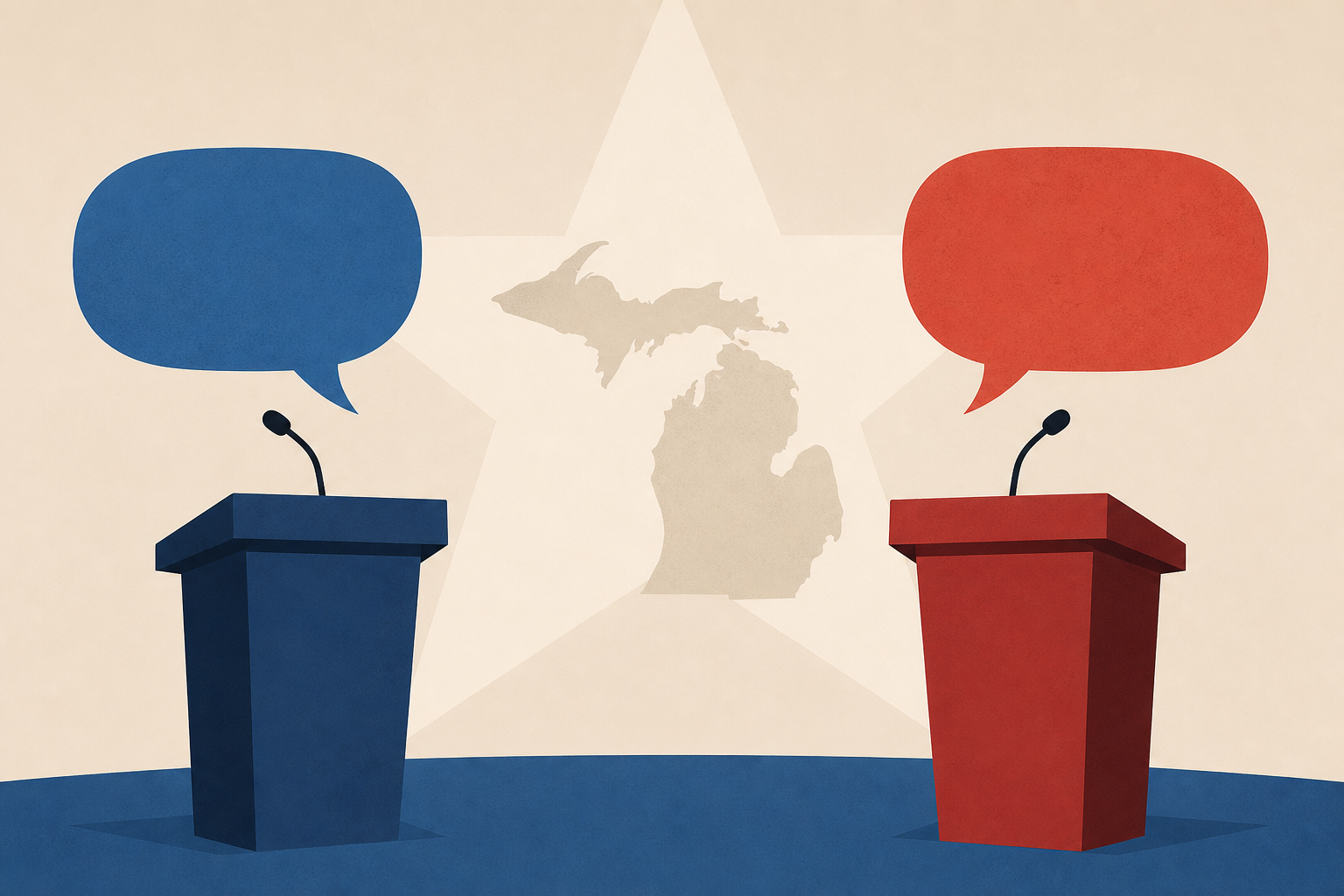 Haley Stevens faces Abdul El-Sayed in battleground Senate primary debate