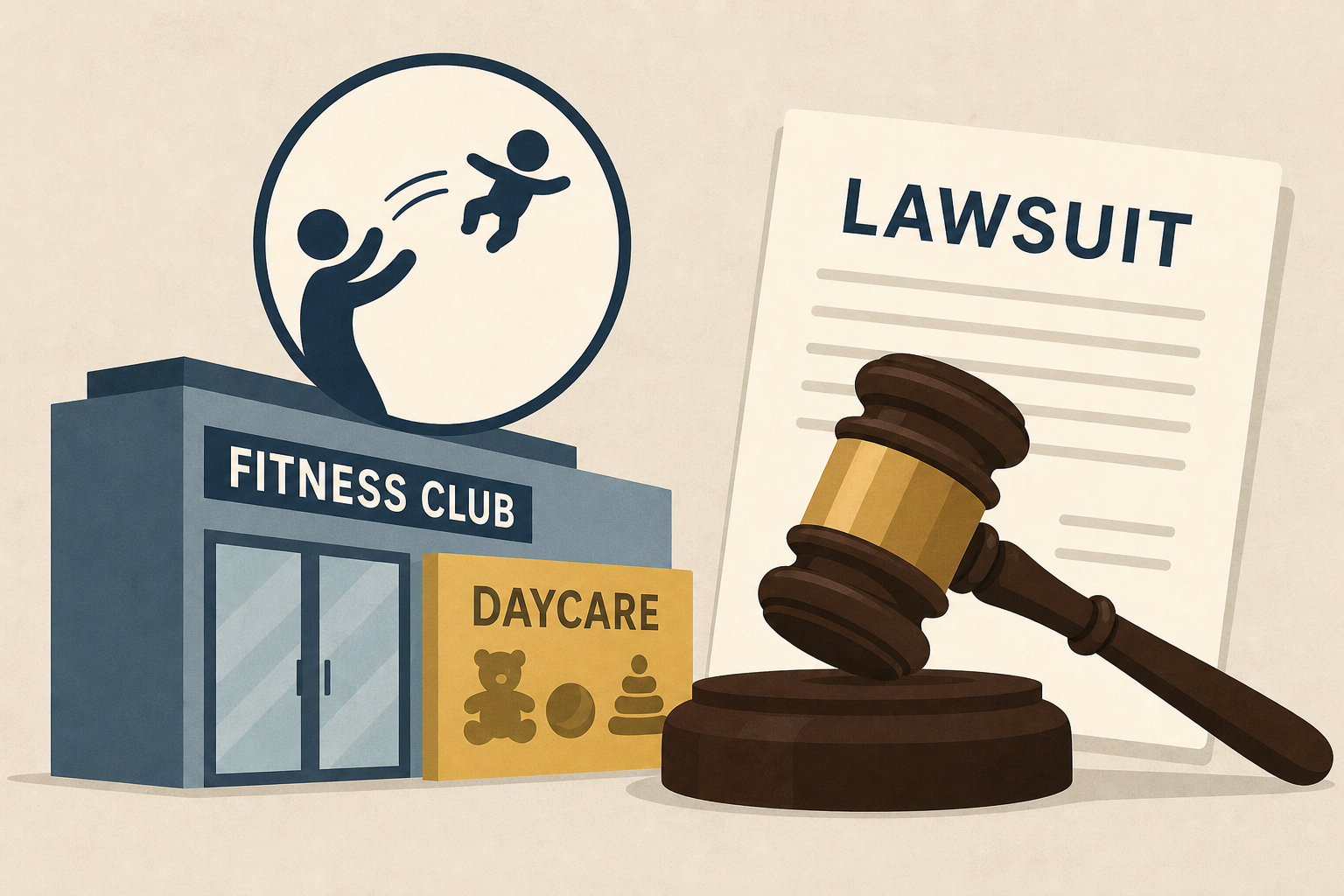 Parents sue fitness club daycare after video appears to show toddler thrown by worker