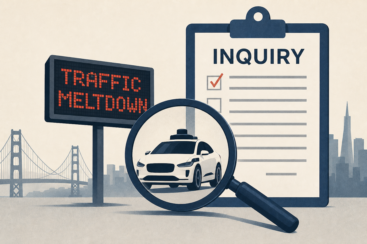 SF Supervisor to Launch Inquiry on Waymo's July Fourth Traffic Meltdown