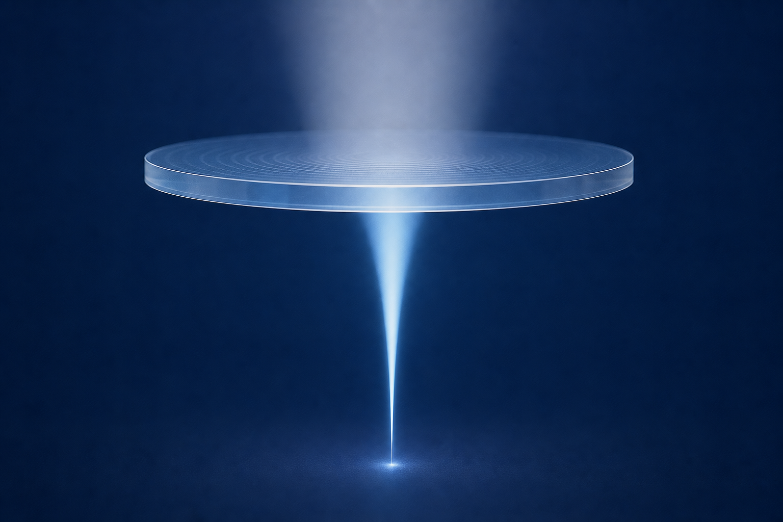 New ultrathin lens focuses light into an optical needle
