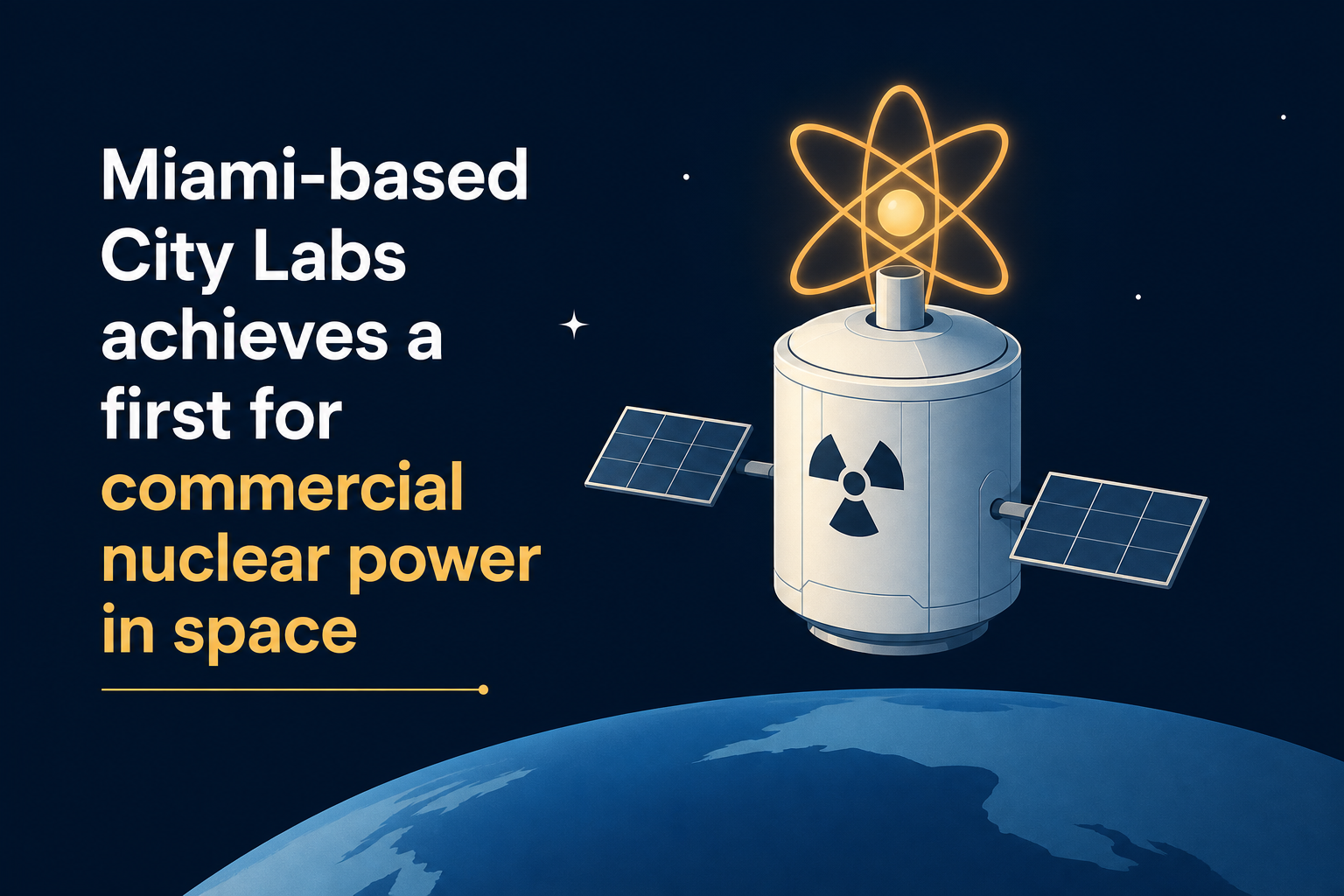 Miami-based City Labs achieves a first for commercial nuclear power in space