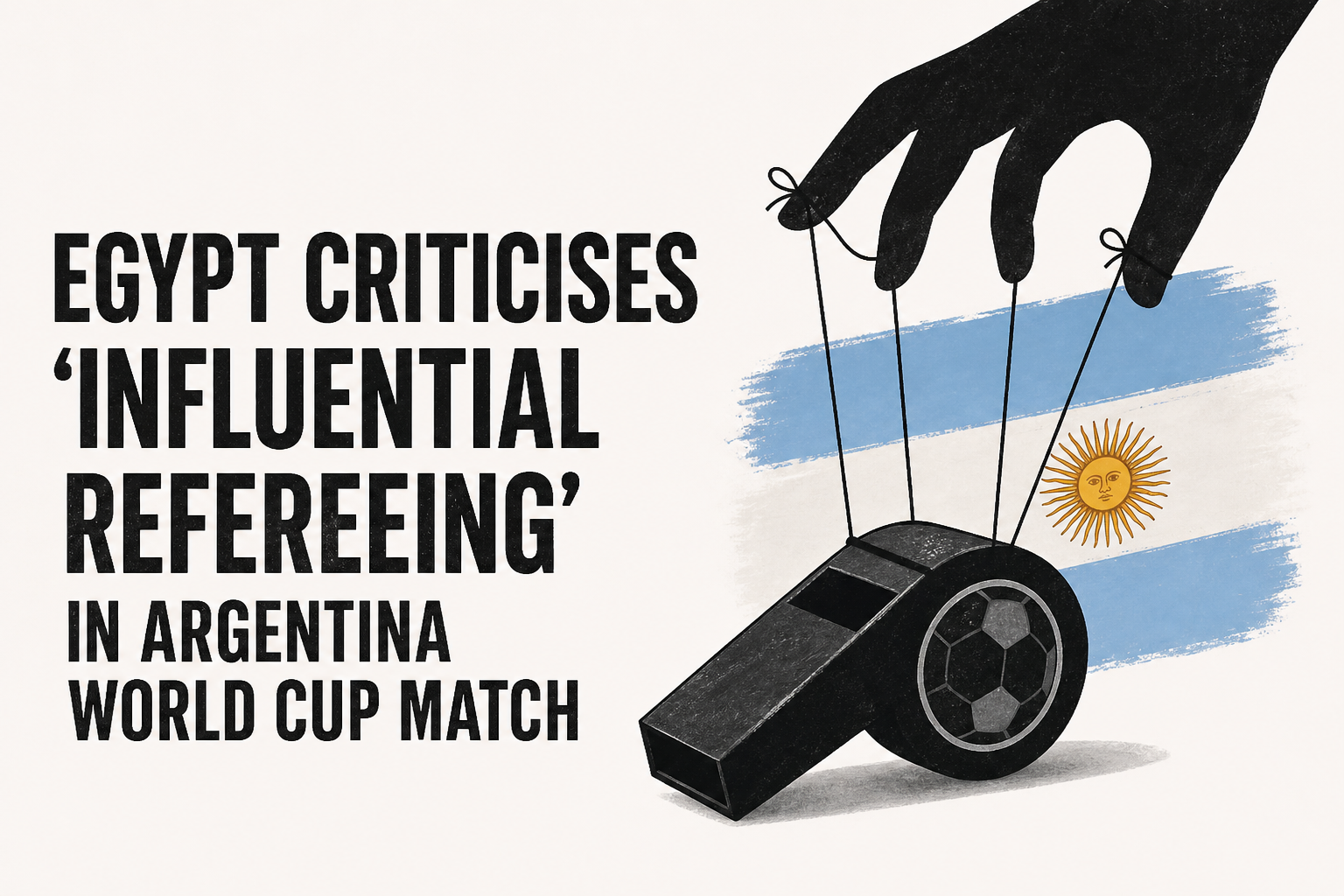 Egypt criticises ‘influential refereeing’ in Argentina World Cup match
