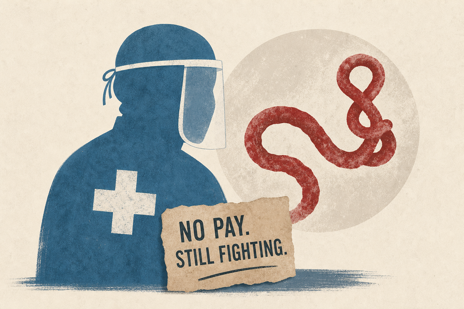 The health workers fighting Ebola without pay