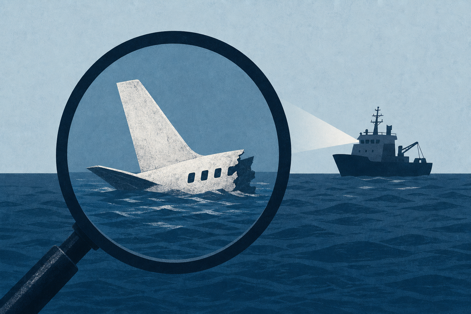 Frantic search underway for crew after Boeing 737 wreckage found by officials