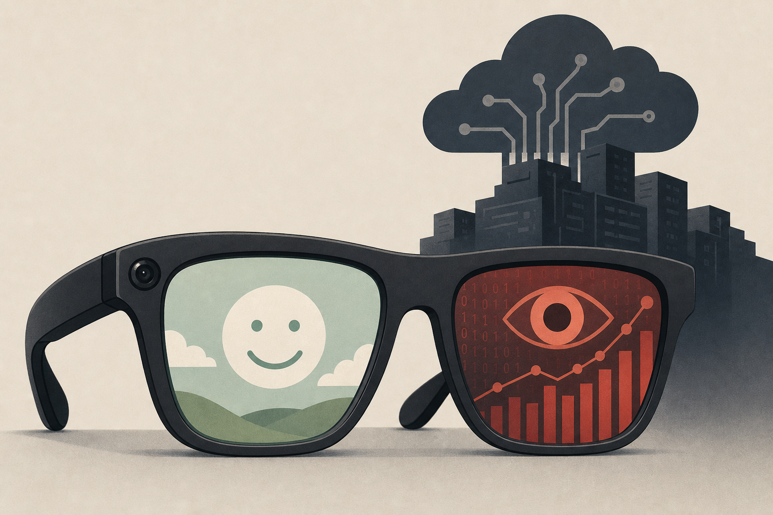 Meta wants its AI glasses to seem less creepy. Its AI strategy says otherwise.