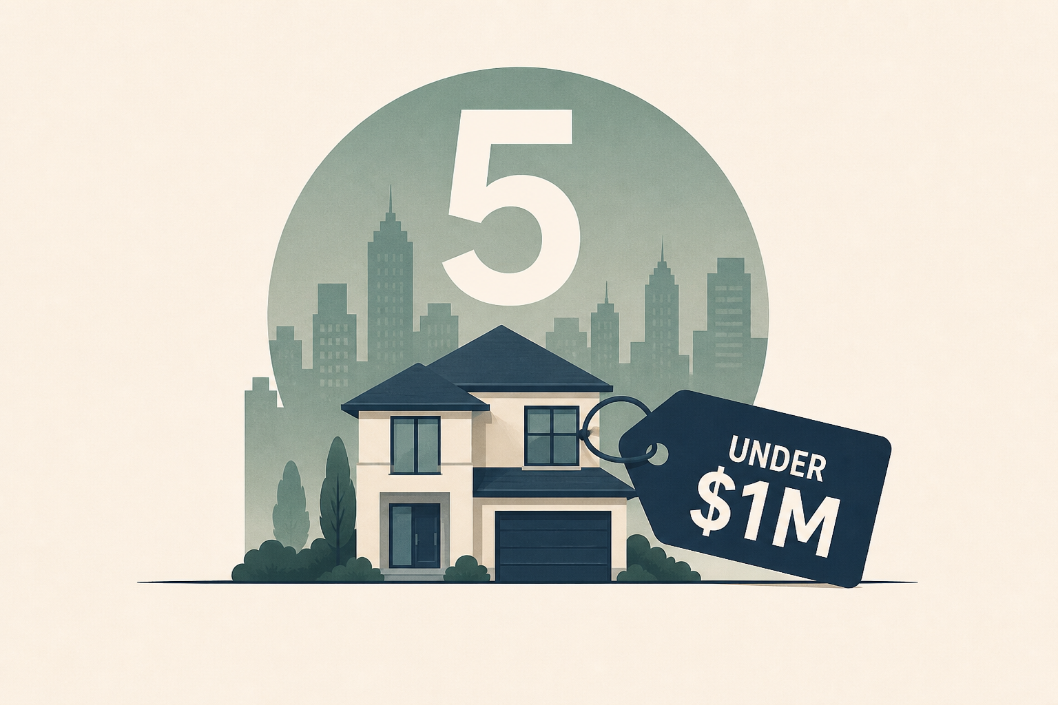 5 metros where you can still get a luxury home for under $1M