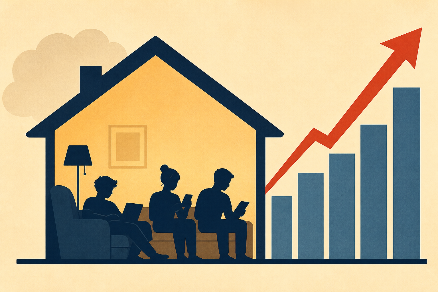 Young Americans, Gen Z, Are Living With Their Parents at a Record Rate