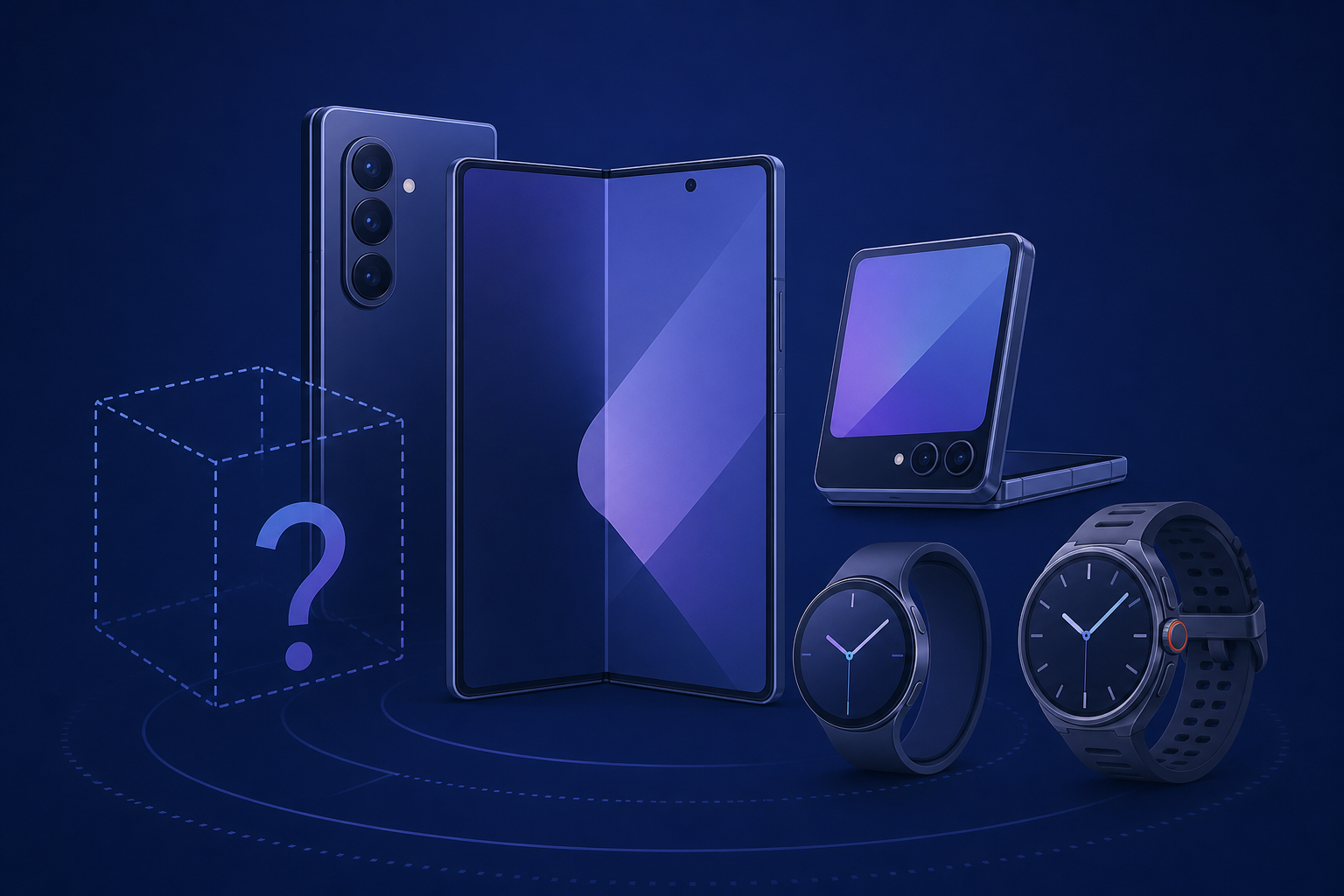 Samsung Galaxy Z Fold8, Fold8 Ultra, Flip8, Watch9, and Watch Ultra2 renders leak