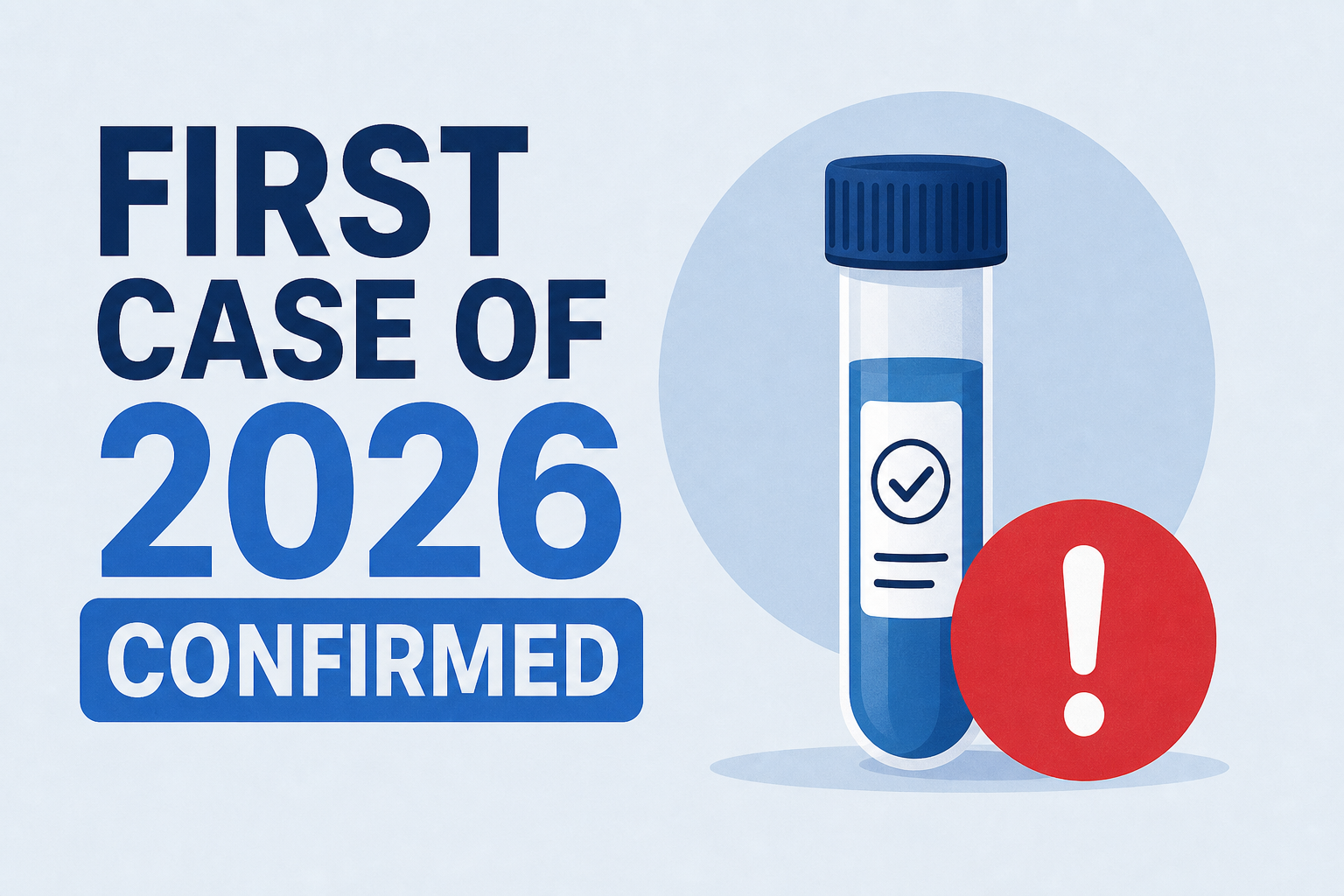 First case of 2026 confirmed