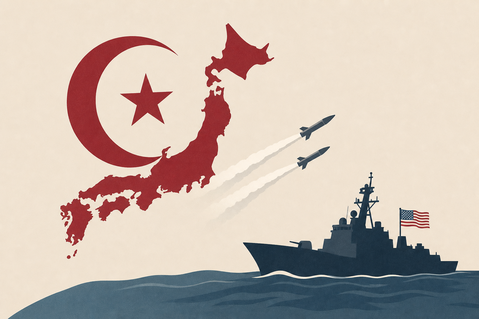 Trump says 'Islamic Republic of Japan' fired missiles at US ship