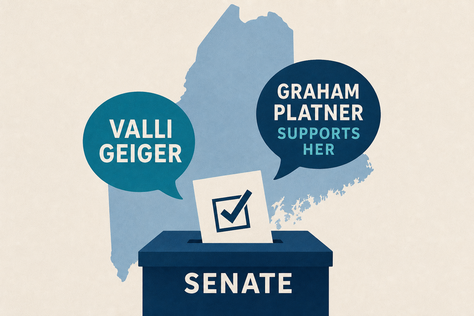 Valli Geiger says Graham Platner is supporting her in Senate race
