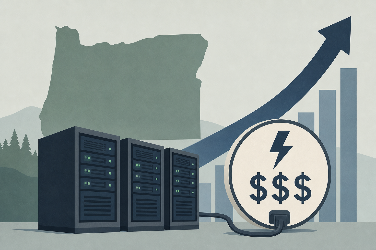 Oregon data centers face sharp electricity rate hike under new law