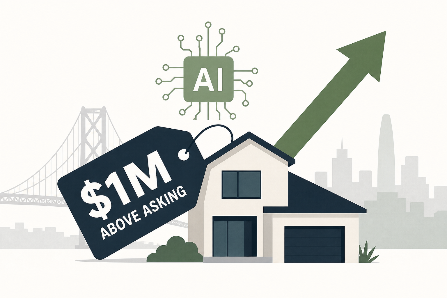 Some Bay Area homes are selling $1M above asking amid AI boom