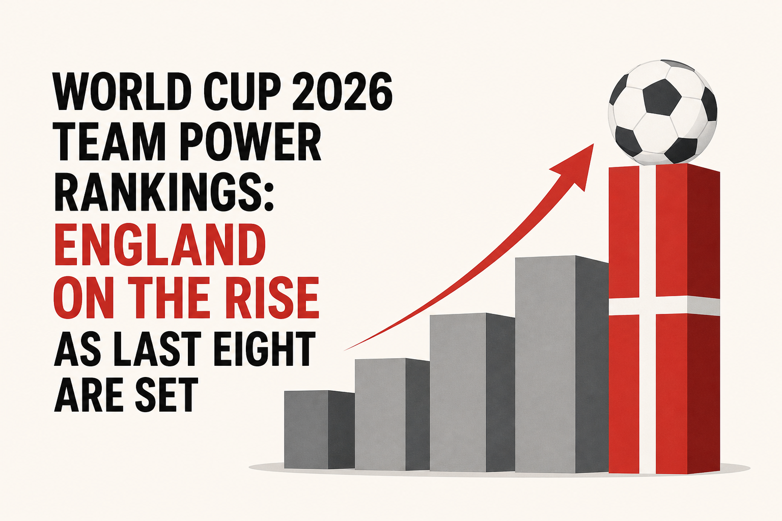 World Cup 2026 team power rankings: England on the rise as last eight are set