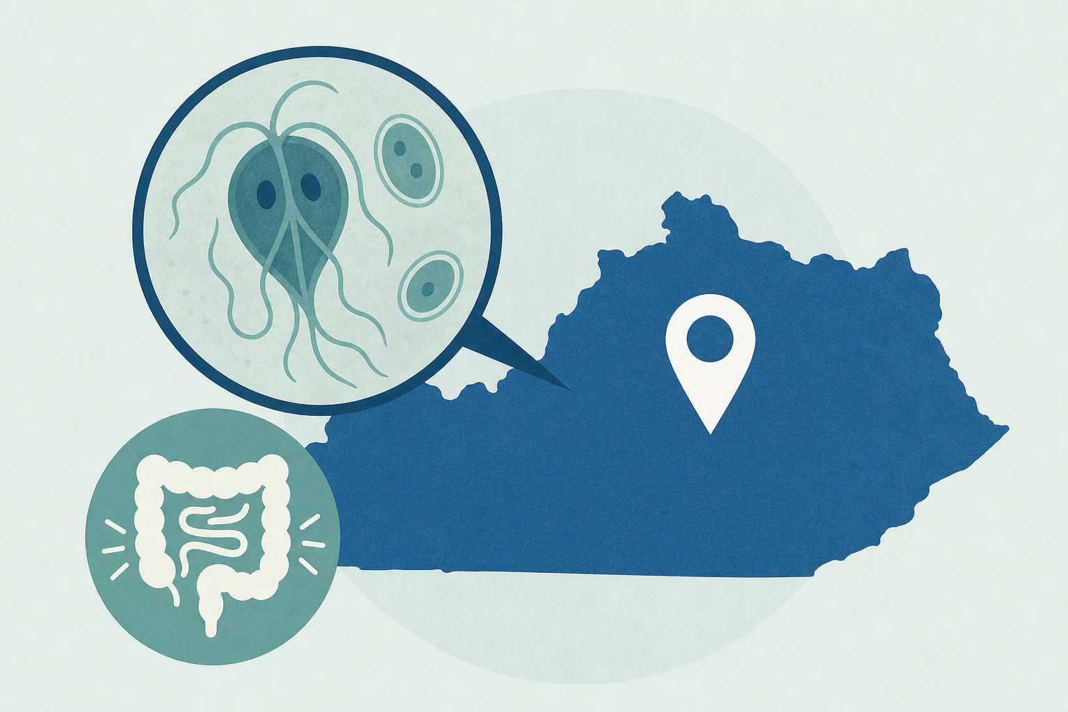 Parasitic infection causing diarrhea now in Kentucky