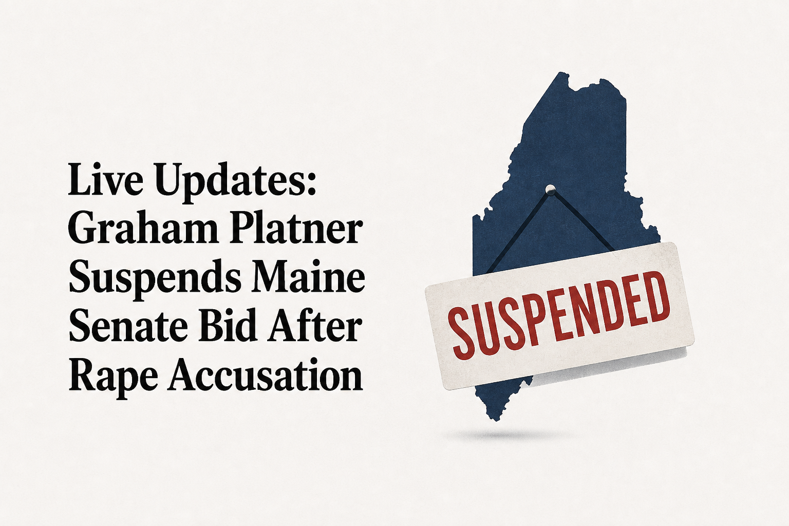 Live Updates: Graham Platner Suspends Maine Senate Bid After Rape Accusation