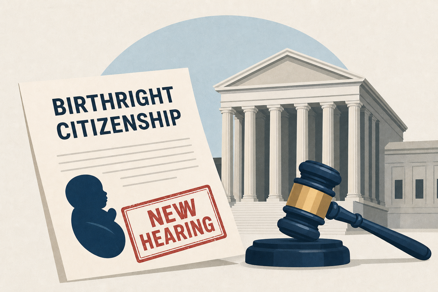 Trump to ask US Supreme Court for new hearing on birthright citizenship