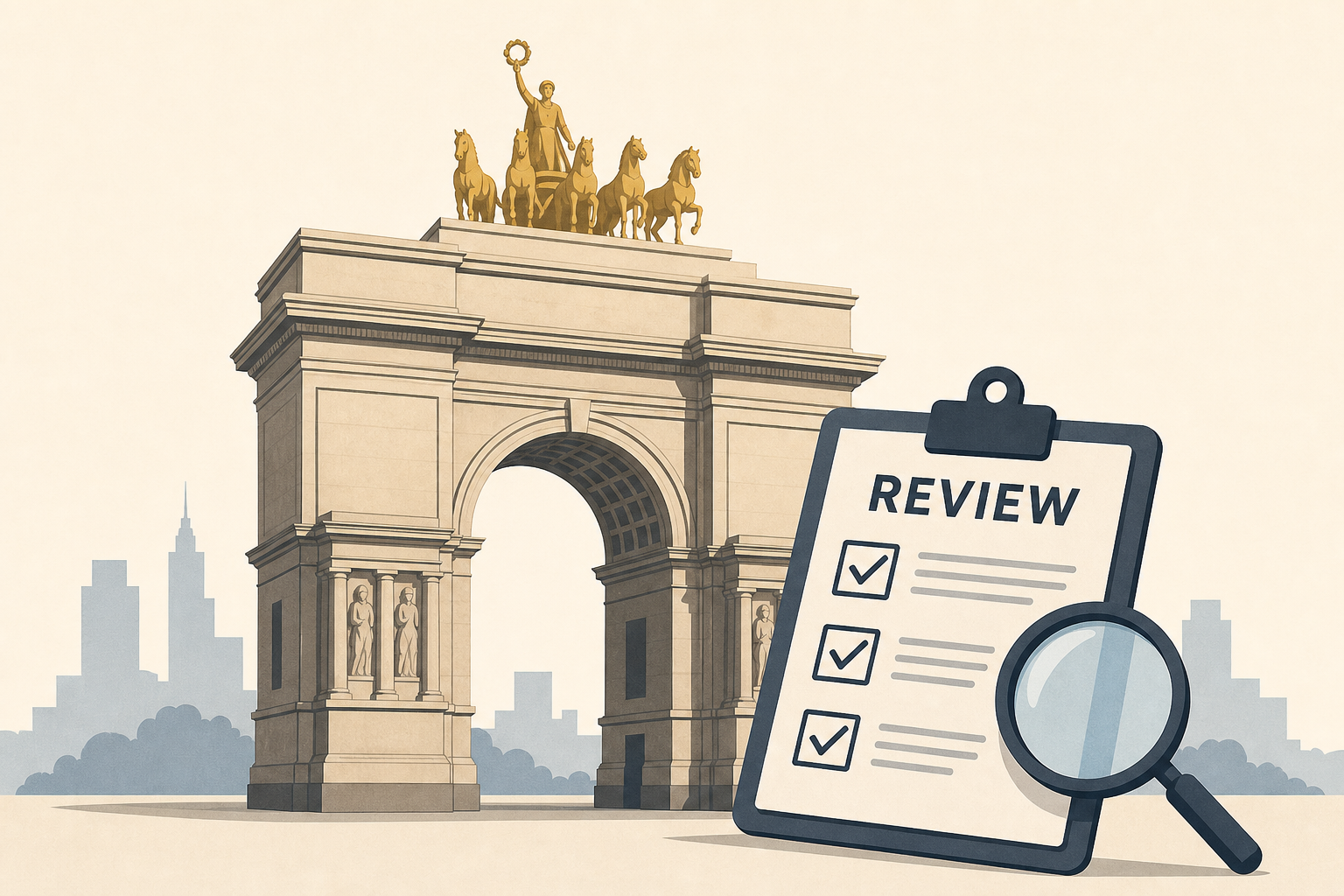 Trump's plan for a triumphal arch gets another review