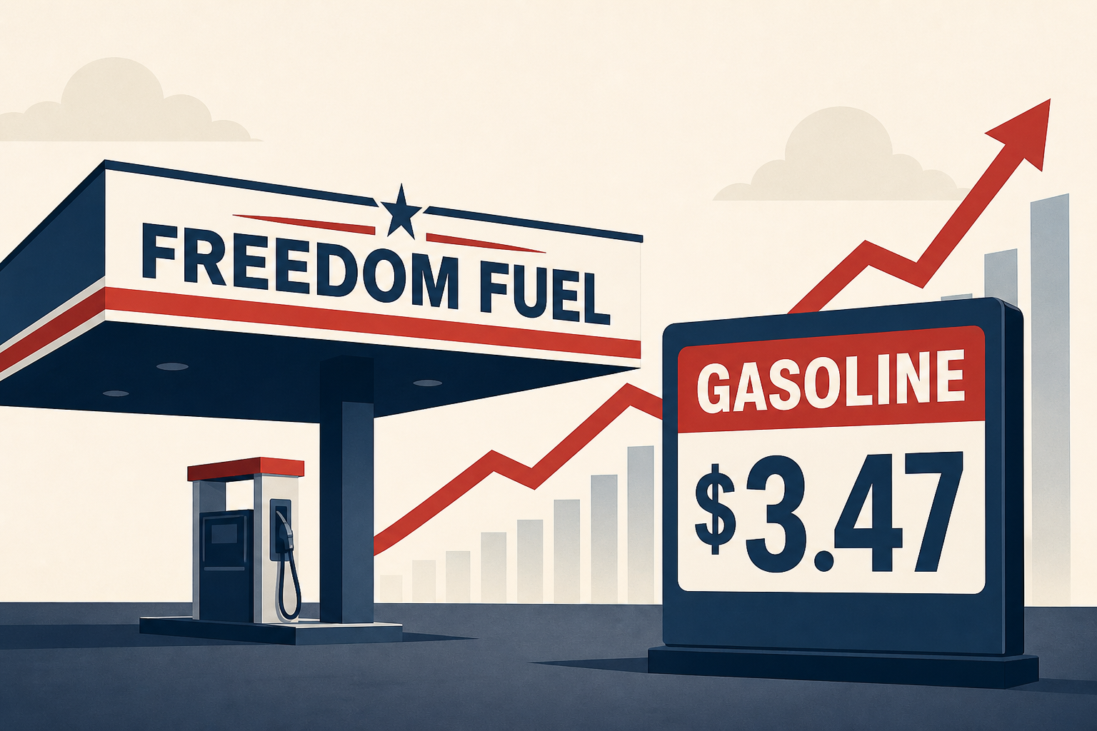 White House announces "Freedom Fuel" gas station selling $3.47 gasoline