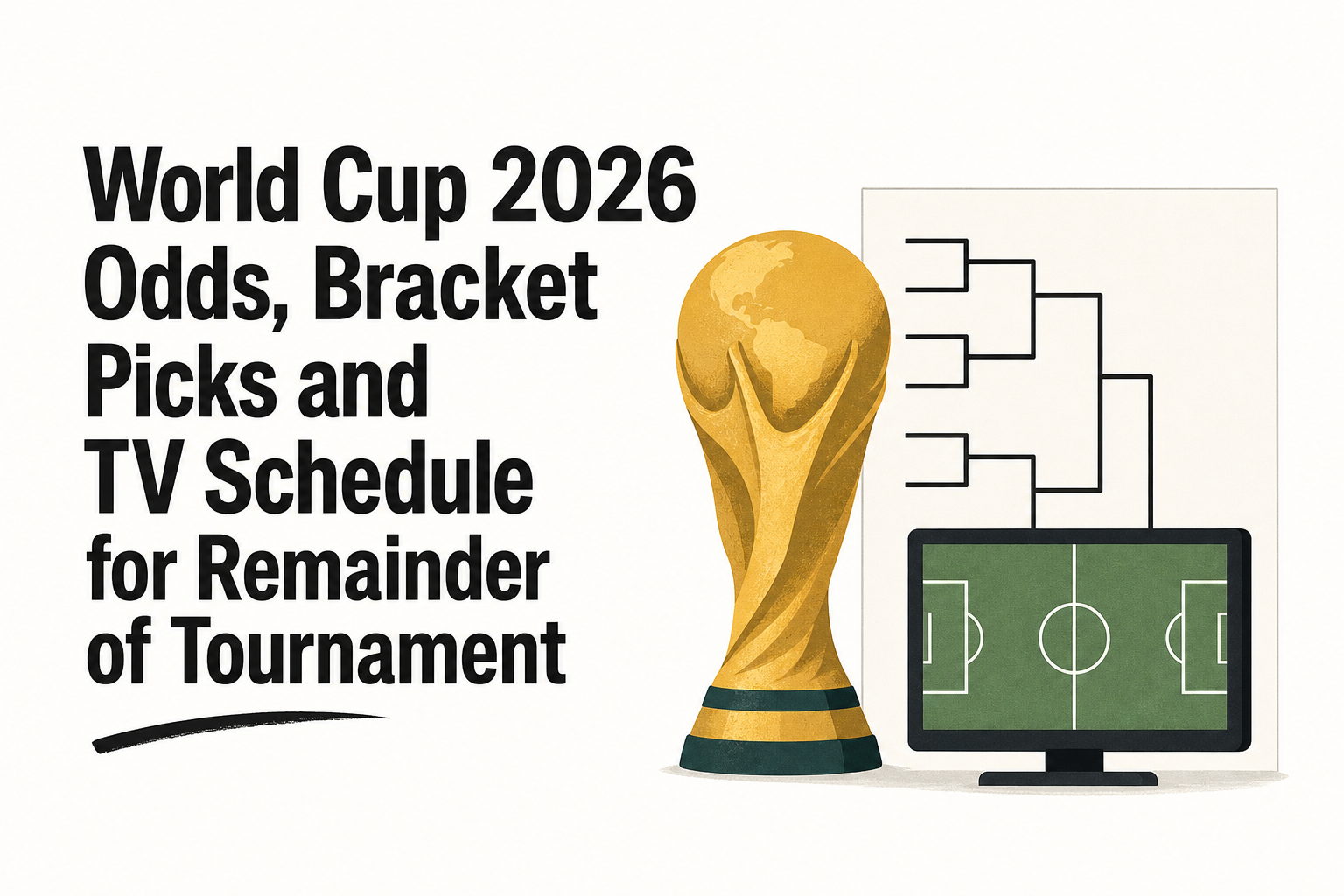 World Cup 2026 Odds, Bracket Picks and TV Schedule for Remainder of Tournament