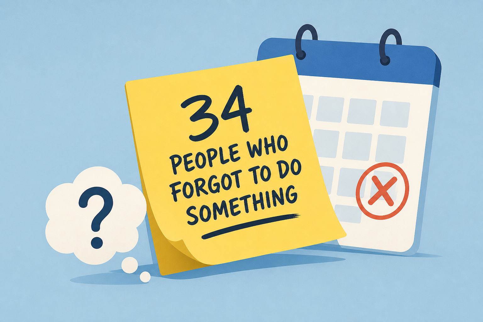 34 People Who Forgot To Do Something