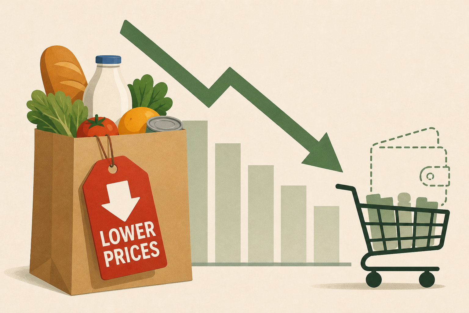 Grocery Stores Lower Prices as Consumers Pare Spending