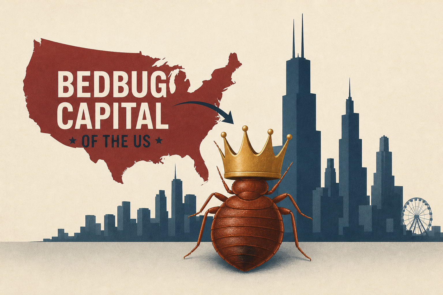 Chicago lands crown as bedbug capital of the US: report
